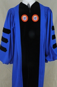 The authentic UMass Lowell doctoral outfit by University Cap & Gown