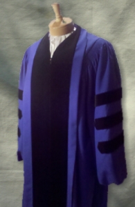 Royal Blue Doctoral Outfit from University Cap & Gown