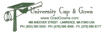 University Cap & Gown | Supplier of Academic Regalia Since 1920 | www.GradGowns.com